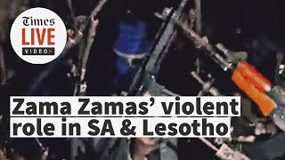 Shocking videos of guns money attacks by zama zamas shows threat to SAs gold mining sector [upl. by Vanna568]