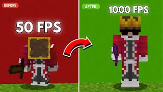 How To Get 1000 Fps In Minecraft For Low End Devices [upl. by Ahsertal]