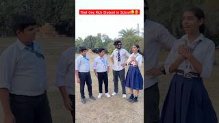 That One Rich Student in School 😂 🤑 shorts comedyvideos richstudent teratrigun [upl. by Whitehouse]