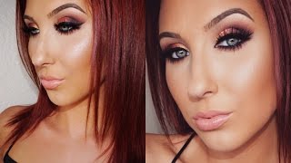 Ombre Sunset Smokey Eye Makeup Tutorial  Jaclyn Hill [upl. by Bound]