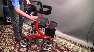 Drive Medical Nitro Rollator Review amp Demonstration  MMAR Medical [upl. by Reisinger]