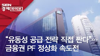 “유동성 공급 전략 직접 짠다”…금융권 PF 정상화 속도전 [upl. by Jean80]