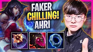 FAKER CHILLING WITH AHRI  T1 Faker Plays Ahri MID vs Sylas  Season 2024 [upl. by Abate905]