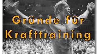 DIE 4 BESTEN GRÜNDE FÜR KRAFTTRAINING  Trainings Basics by stream of fortitude 1 [upl. by Nerraw]