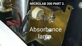 Microlab 300 lamp changing lamp adjustment part 2 [upl. by Ecidnak]