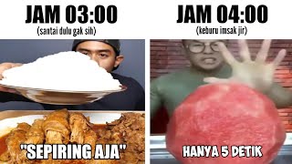 Sahur jam 3 pagi vs jam 4 pagi Dikejar imsak njir [upl. by Gnirol]