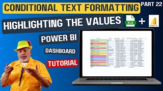 Power BI Conditional Text Formatting Made Easy How to Highlight column values In a table Tutorial [upl. by Karsten]