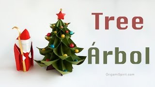 Easytomake Christmas Tree  Árbol de Navidad [upl. by Anabal]