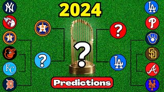 MLB Playoff Predictions 2024 [upl. by Baggett]