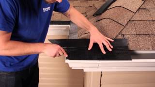 Outside Corner Miter Installation  Raindrop® Gutter Guard [upl. by Rissa]