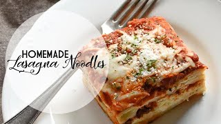 How to Make Homemade Lasagna Noodles [upl. by Osbourne]