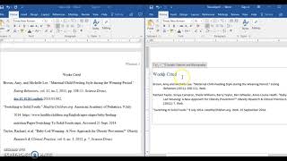 Dont use MS Word to make your works cited page [upl. by Weibel96]