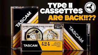 Tascam Master Studio 424 Type II Cassettes are back in production [upl. by Annayehc]