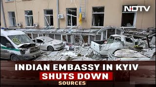 Indian Embassy In Ukraine Capital Kyiv Shuts [upl. by Edelstein]