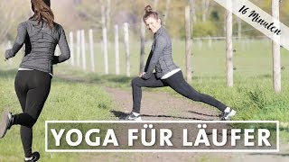 Yoga Laufen Dehnen Stretchen  Cooldown nach dem Joggen [upl. by Bencion383]