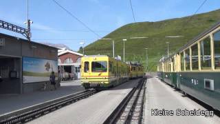 Train Journey from Interlaken to Jungfraujoch [upl. by Slack]