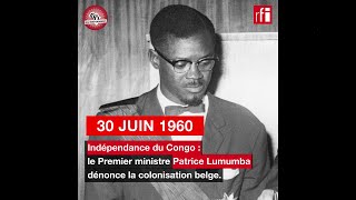 Congo  Patrice Lumumba prononce le discours dindépendance  30 juin 1960 extraits [upl. by Gonzalo]