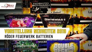 Neuheitenvorstellung  Röder Feuerwerk Batterien [upl. by Rehtul]