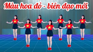 MÀU HOA ĐỎ  NHẢY DÂN VŨ  dành cho ngày lễ 304 277 198👉bài hướng dẫn bấm 🔻link dưới nhé [upl. by Hgalehs]