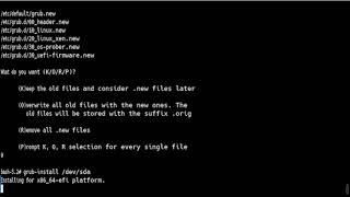 Upgrade grub slackware [upl. by Fried497]