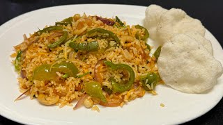 Lunchக்கு இந்த சாதம் செய்யுங்க பிரமாதமா இருக்கும்capsicum riceகுடைமிளகாய் சாதம்lunchbox recipe [upl. by Flanna]