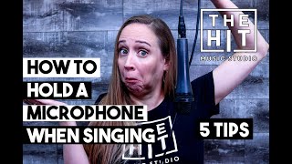 How to Hold a microphone when Singing  5 Tips [upl. by Adigun208]