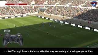 PES Mastery  Lofted Through Pass [upl. by Hennessey]