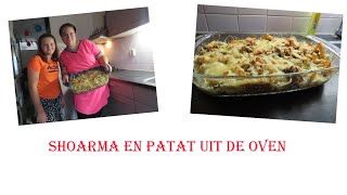 Shoarma en patat uit de oven maken Kook Video 2 [upl. by Howey]