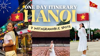 FIRST TIME IN HANOI  OUR 1 DAY ITINERARY Top Tourist Spots Transportation Tips amp Guide [upl. by Anrym]