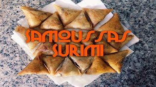 Samoussas surimi  SoyonsKitch [upl. by Randi]