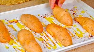 Sweet potatoes are real treasure New way how to cook sweet potatoes Easy and so delicious [upl. by Kavanagh]