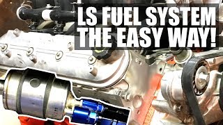 FUEL SYSTEM  LS1 SWAPPING A 79 SQUARE BODY CHEVY 4X4 PART4  Chevy K20 Project  Video Series [upl. by Atnim]