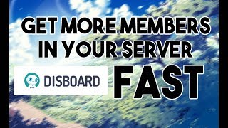 GROW YOUR DISCORD SERVER FAST  Disboard Bot Showcase [upl. by Vickey]