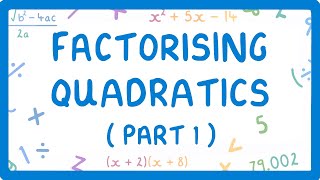 Guide to Quadratics Inc Factorising Solving via Formula amp Completing The Square  MrBMaths [upl. by Ymirej]