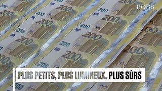 A quoi ressemblent les nouveaux billets de 100 et 200 euros [upl. by Valda]