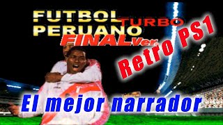 RETRO GAMING WINNING ELEVEN FUTBOL PERUANO 98 UNA JOYA DE LA PS1 MI PRIMER JUEGO DE LA PLAY 1 [upl. by Muhcan]