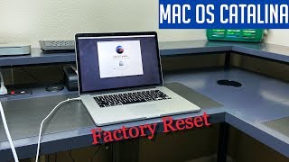 Mac OS Catalina Reset  Restore To Factory Settings Mac 2020 [upl. by Pax]