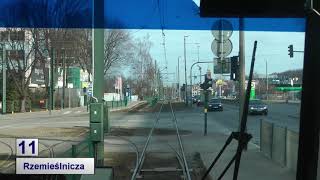 Tramwaje Kraków 2019 linia 11 [upl. by Mcclish]