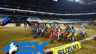 Supercross Round 5 450SX Highlights  Detroit MI Ford Field  Feb 3 2024 [upl. by Aura]