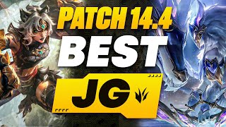 The BEST Junglers For Season 14 On Patch 144  All Ranks Tier List League of Legends [upl. by Phelan280]