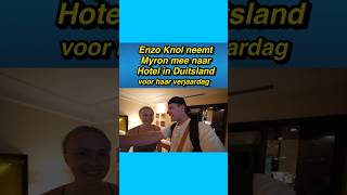 🥳🥳 Enzo Knol neemt Myron mee naar hotel in Duitsland voor haar verjaardag enzoknol myron vlog [upl. by Rebeh952]