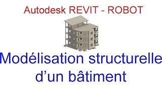 REVIT STRUCTURE et ROBOT Modélisation dun bâtiment [upl. by Rats]