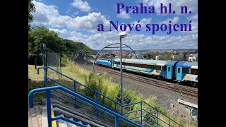 Praha hl  nádraží a Nové spojení [upl. by Noynek115]