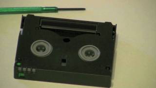 How to repair a MiniDV Tape Part 1 [upl. by Aneekahs]