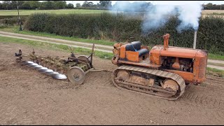 Allis Chalmers HD14 HD7 amp HD5 Crawler Tractors Ploughing [upl. by Leamiba417]