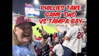 PHILLIES TAKE GAME 2 VS THE RAYS  TREA TURNER HITS 2 HOME RUNS  THE BENCHES CLEAR [upl. by Wilcox]