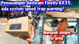 DASHCAM ADA ADAS LANE DEPARTURE SYSTEM  FINEVU GX35  24JAM RECORD  TOYOTA FORTUNER  FANCY AUDIO [upl. by Mcleroy909]