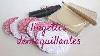 Coudre des lingettes démaquillantes [upl. by Baggs915]