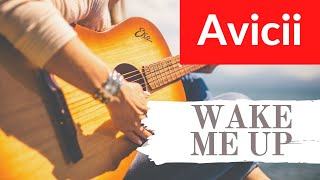 Avicii Gitarre  Wake me up  guitar lesson german Noten Tabs Gitarre lernen online [upl. by Hilde]