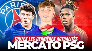 ✅ HUIJSEN BOUCLÉ  TOUTE LACTU MERCATO PSG Nico Williams Joao Neves Kimmich [upl. by Ahtera]